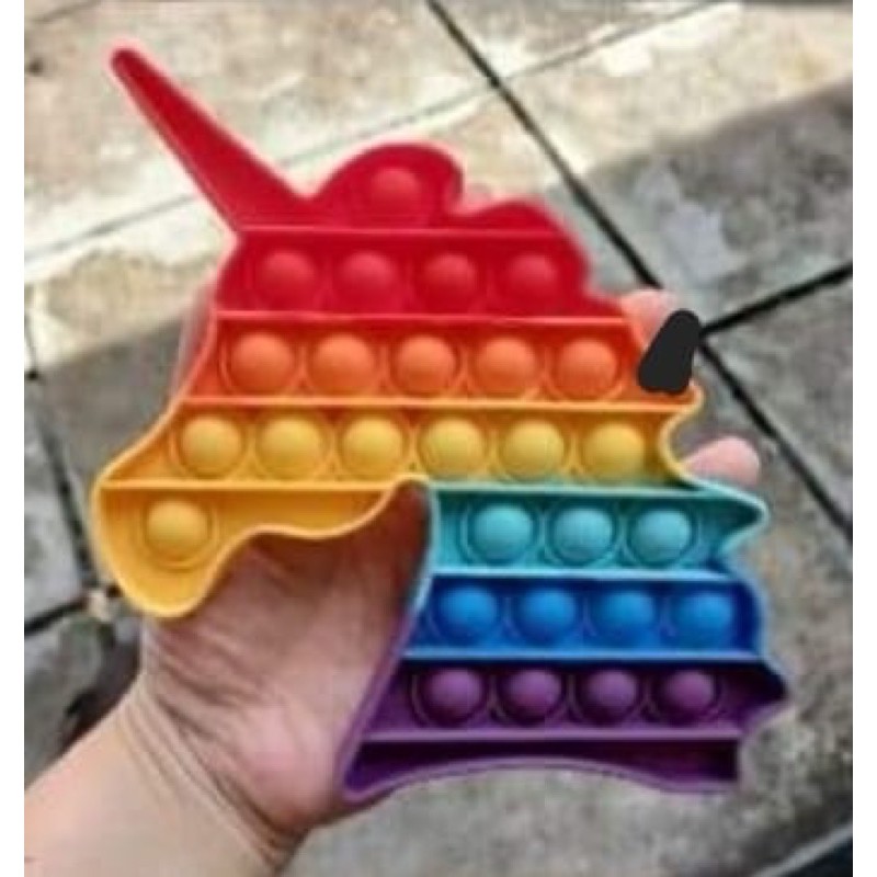 (FREE KELERENG) POP IT RAINBOW MURAH POP IT RAINBOW-3