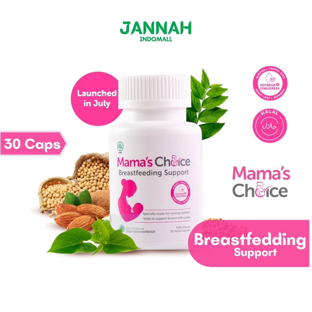 Pelancar ASI | Mama's Choice Breastfeeding Support ~ Suplemen ASI Booster Ibu Menyusui