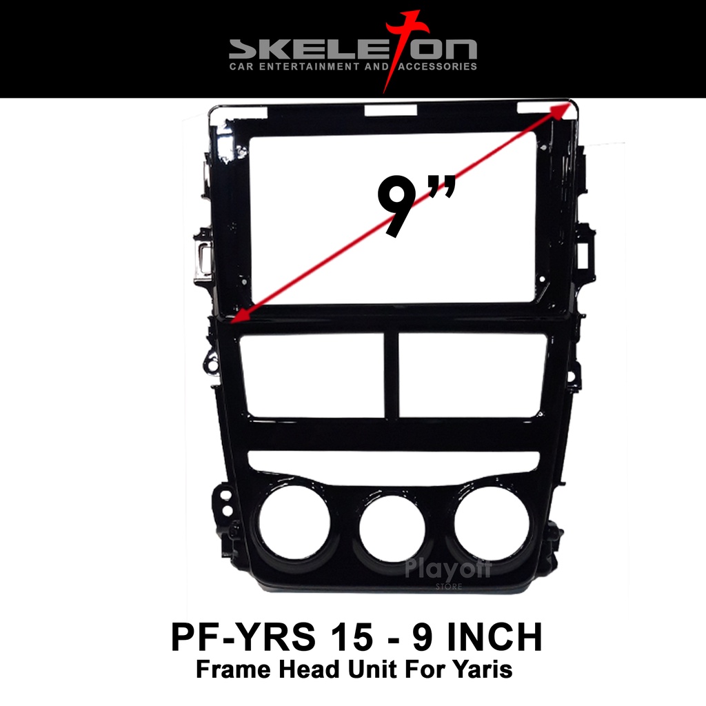 Frame Head Unit 9 inch Mobil Yaris Frame Android Skeleton