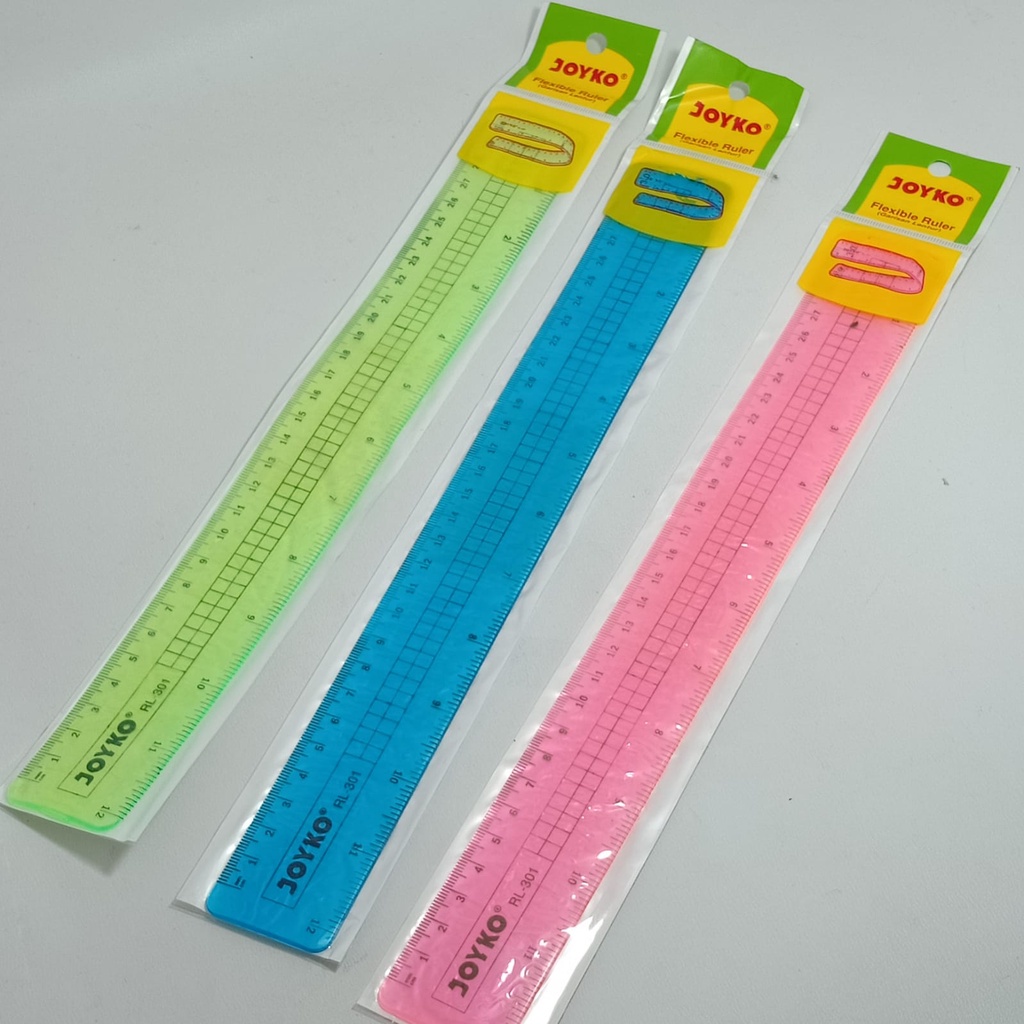 

Penggaris Lentur 30cm - Garisan Silikon Anti Patah