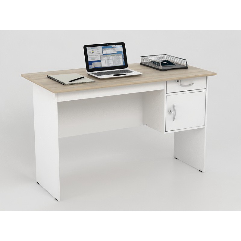 MEJA KERJA KAYU LACI KUNCI MT 15 OLYMPIC GSTAR