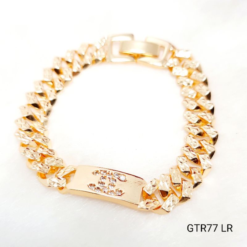 Gelang sisik naga anak premium lapis emas anti karat GTR77 LR