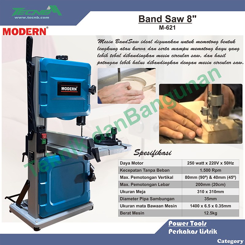 Mesin Bandsaw Modern M-621 (8")