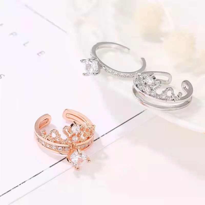 Set Kalung + Cincin + Cincin Dengan 100 Bahasa I Love You Hias Berlian Imitasi Untuk Pasangan