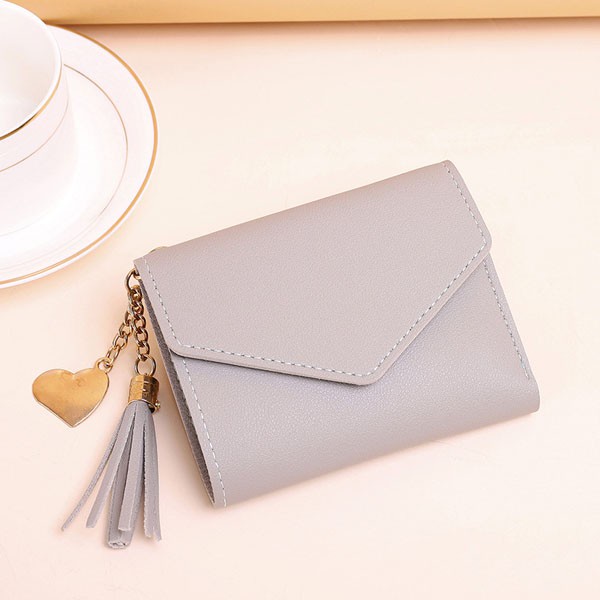 ♥DPS829♥8602 COD Dompet Wanita dompet mini Lipat Kecil Cantik real pic-1