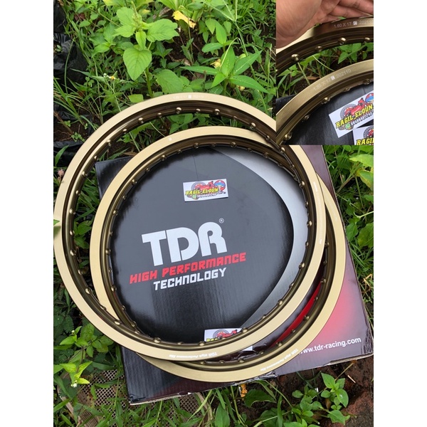 velg tdr w shape brown 160-185-17 set
