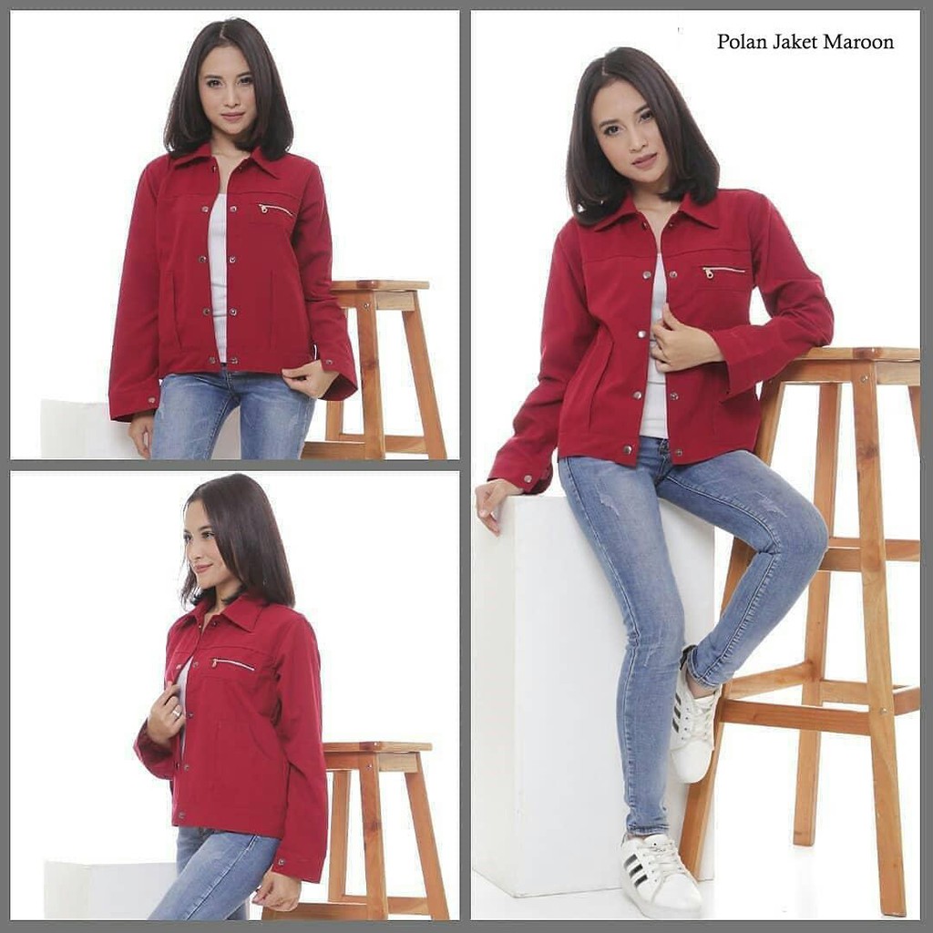 Nara.Grosir - Pocket ZippyJaket Wanita