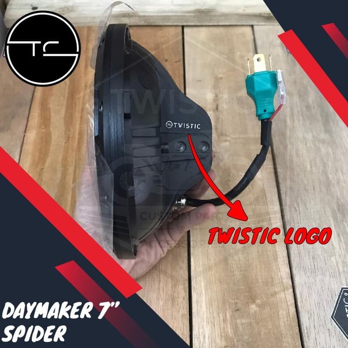 Daymaker Spider Eye 7 Inchi Lampu LED 75w Kawasaki W175