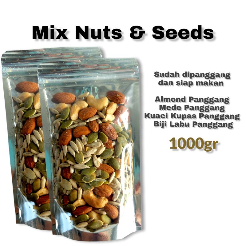 

MIX NUTS & SEEDS 1KG BALIKPAPAN - KACANG CAMPUR