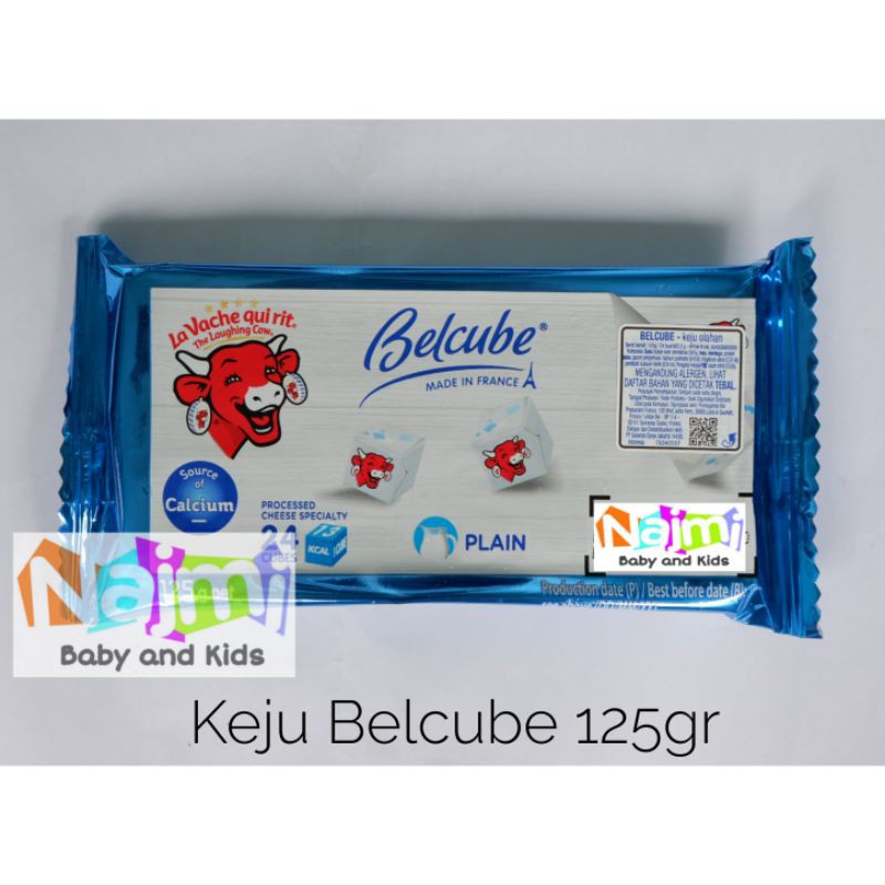 Keju MPASI Bayi merk Belcube / Belcubes / Bel cube plain blue