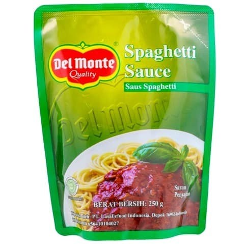 

DELMONTE SAUS SPAGHETTI 250 GR / SPAGETI POUCH