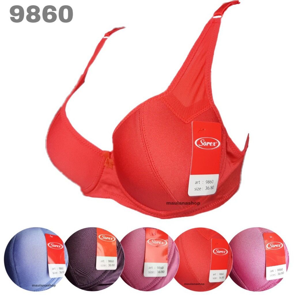 BH 9860 SOREX FULL CUP BASIC KAWAT KAIT 2 - BH BATOK KELAPA - BH ADA JARING SOREX Bra / bh / pakaian dalam wanita sexy 2031