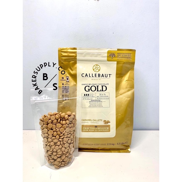 

callebaut caramel gold chocolate couverture 30.4%