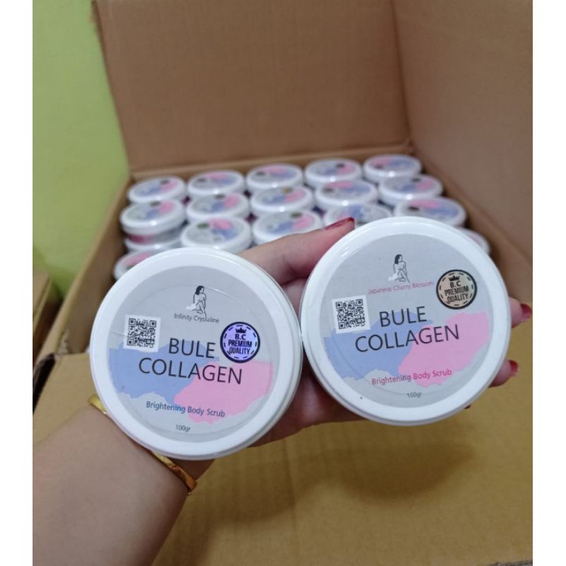 BULE COLLAGEN SCRUB / SCRUB BADAN VIRAL / PEMBERSIH BADAN SCRUB / SCRUB BADAN / BPOM / ORIGINAL 100%