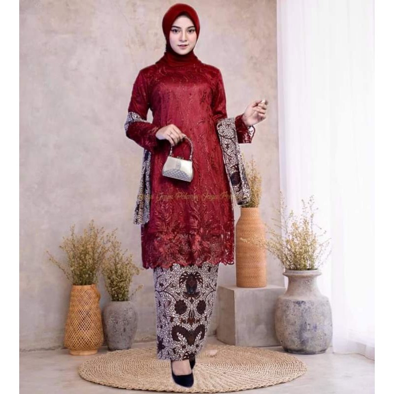 stelan kebaya (kebaya_wisuda/pesta/seragaman_keluarga/dll)