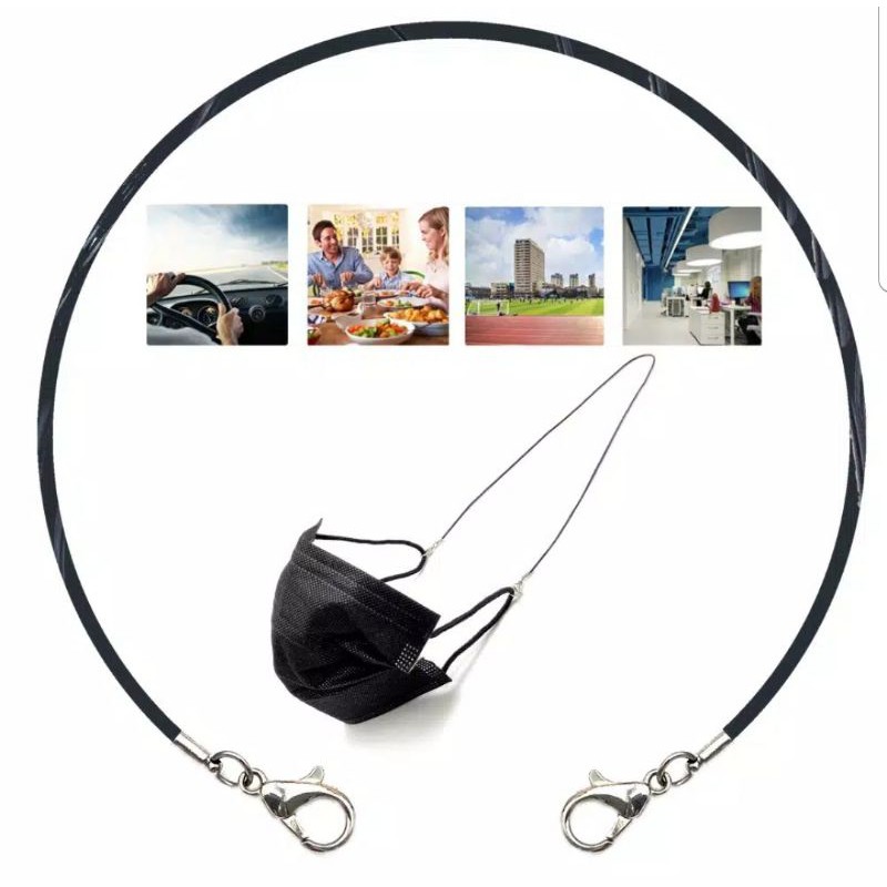 tali masker/masker strap/lanyard masker bahan TPU