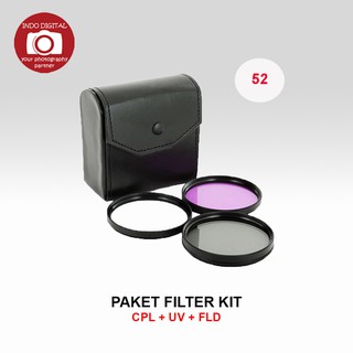 FILTER KIT CPL+UV+FLD 52MM