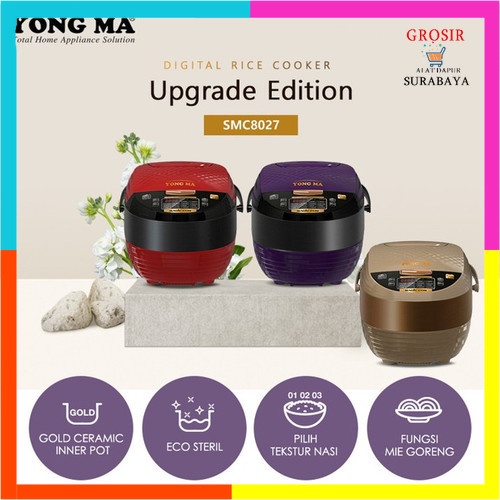 MAGIC COM YONG MA SMC 8027 / rice cooker YongMa SMC 8027 2 Liter