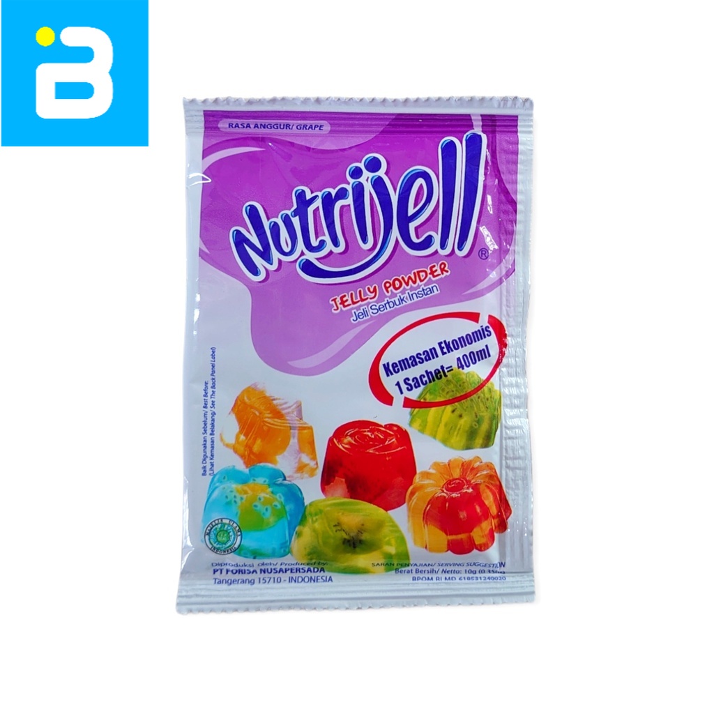 

Nutrijell Jelly Powder Rasa Anggur 10 G