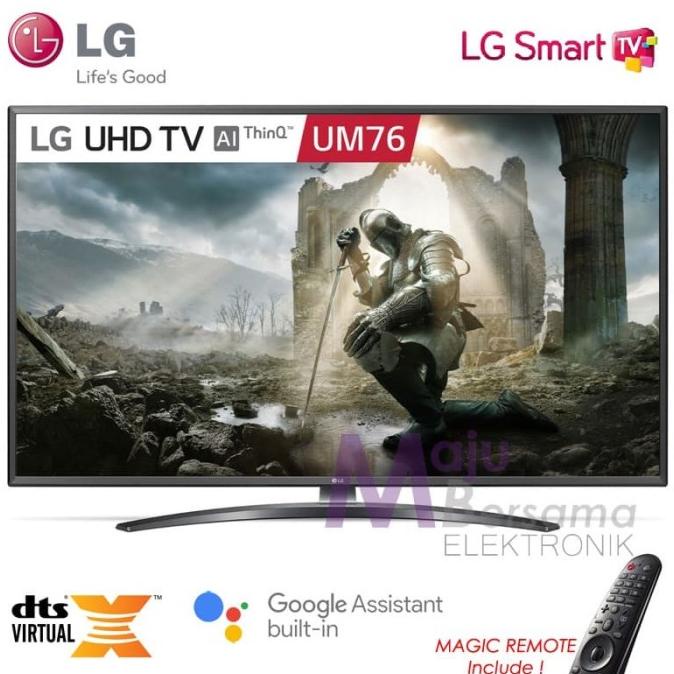 LG UHD 4K Smart TV Magic Remote [ 50 Inch ] - 50UM7600