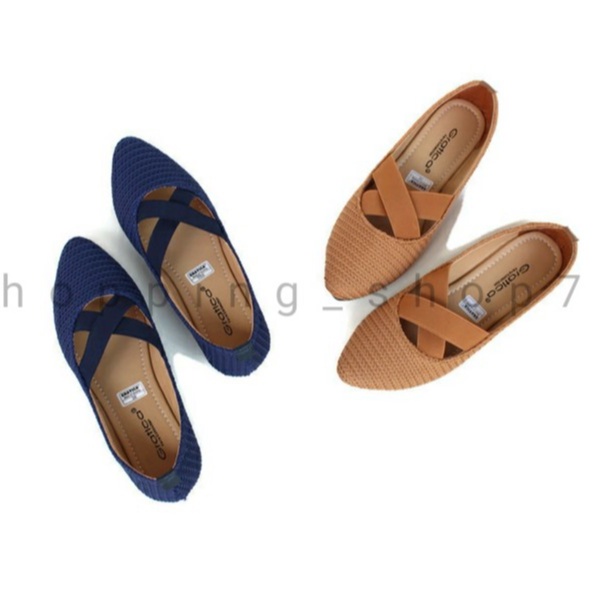 Sepatu Wanita Flat Shoes Dixie Lancip Gratica AW 87