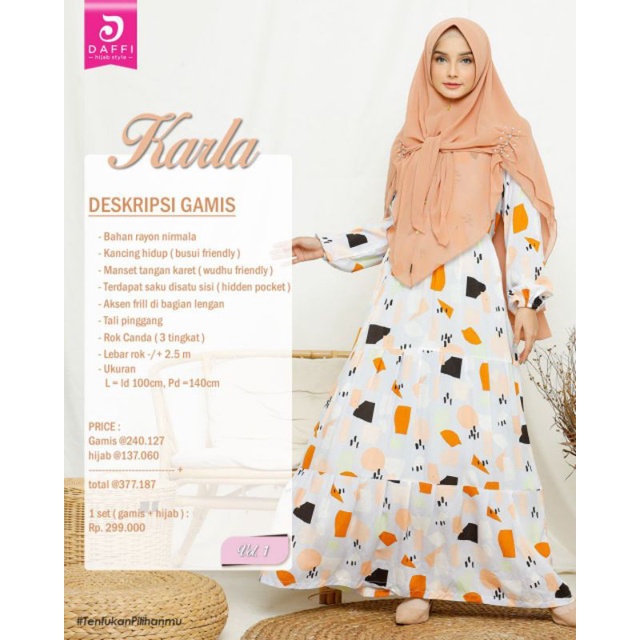 GAMIS RAYON ORI DAFFI/GAMIS DAFFI KARLA