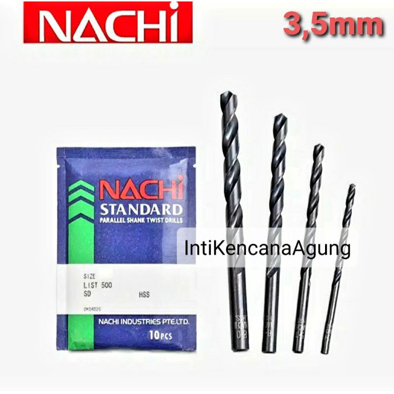 Mata Bor Besi NACHI 3,5mm bor besi bor beton