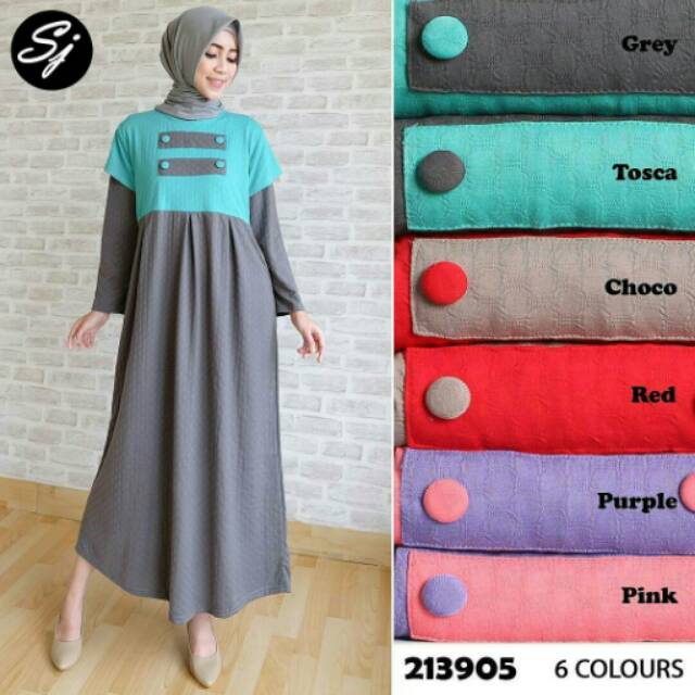 Harga khusus Grosir Gamis 6 x @75.000 Bahan babad adem tebal
Button Button
Fit L besar
LD96+
PB130