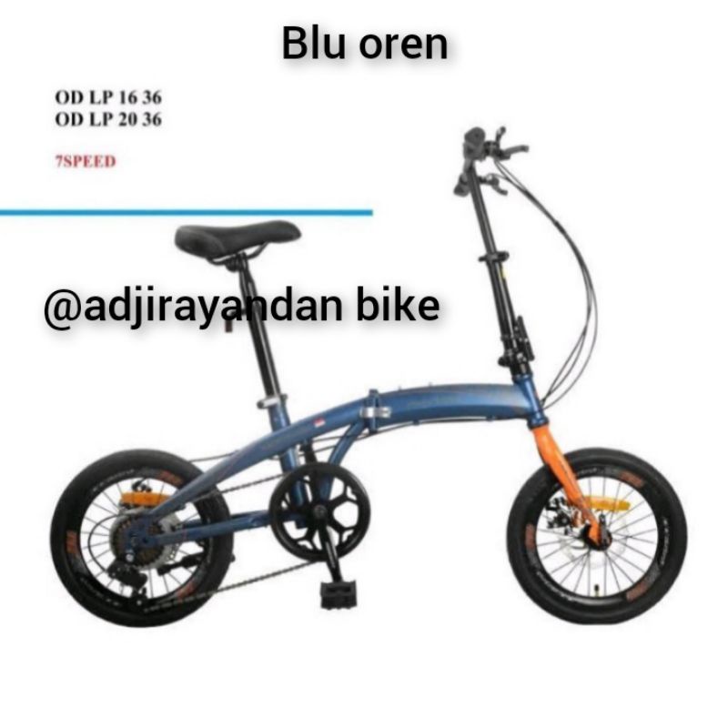 Sepeda Lipat ODESSY PHYTON 16 ASLI Shimano Murah ORIGINAL SNI