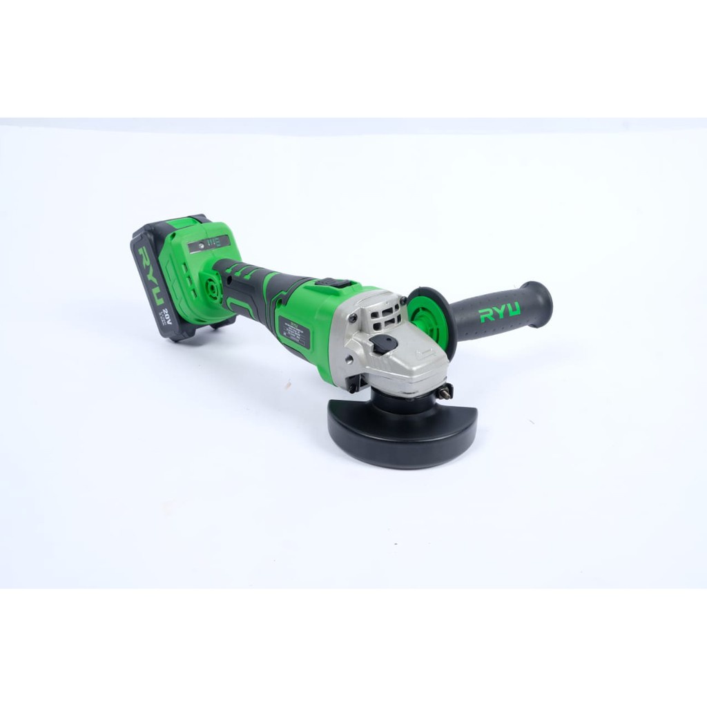 GRATIS ONGKIR !! Mesin Gerinda Baterai Tangan-MESIN GERINDA / Cordless Angle Grinder - RYU RCG 20V Gerinder Cordless - Gerinda Baterai RYU 20V