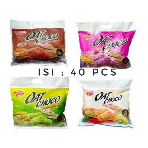 

OAT CHOCO NARAYA SEREAL BAR 400 GRAM ISI 40 PCS @ 10 GRAM SNACK SEHAT OAT BAR