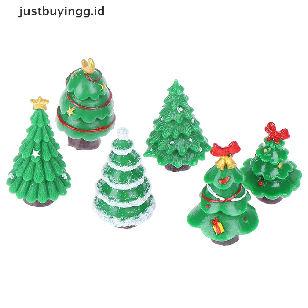 Miniatur Pohon Natal Bahan Resin Untuk Hadiah