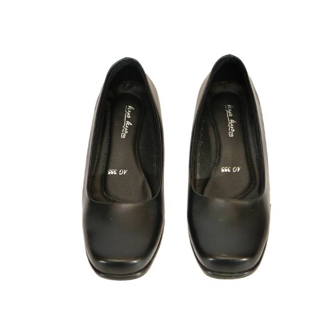 Kys Kys | sepatu kerja | pantofel wanita | sepatu wanita | AG355 Hitam