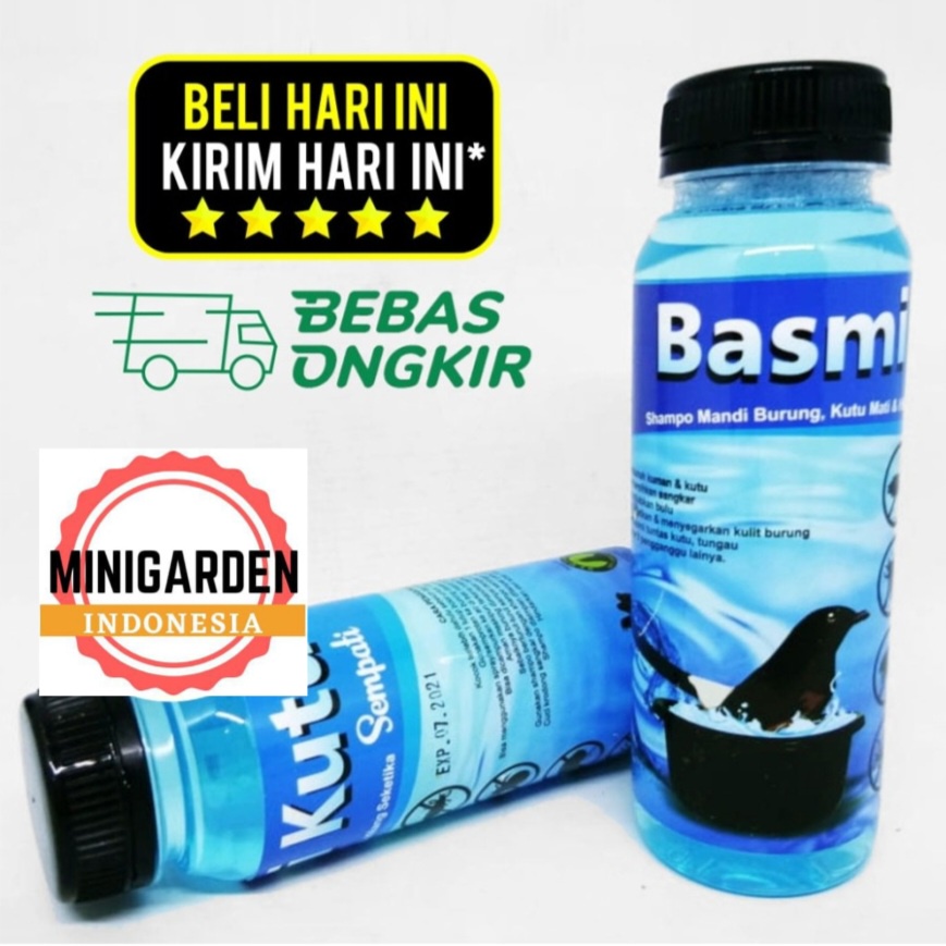 SHAMPO ANTI KUTU BURUNG 250ml basmi tungau sabun mandi burung plus obat vitamin bulu rontok kusam