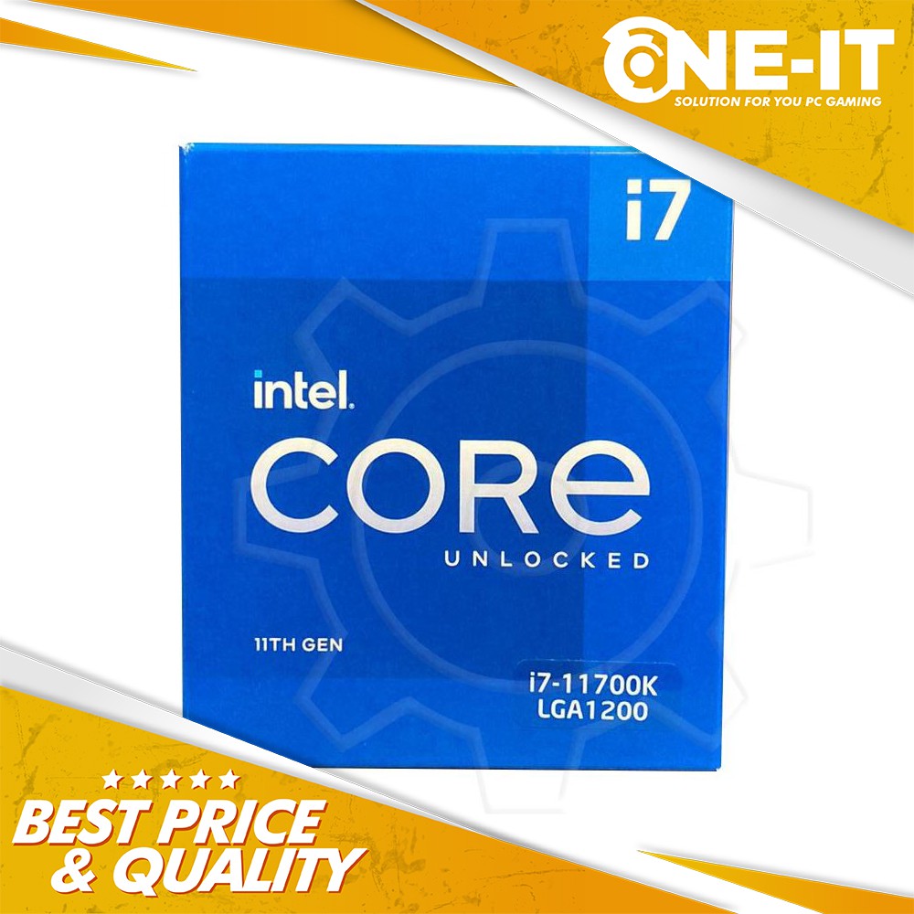 Intel Core i7-11700K - 8 Core 16 Threads up To 5.0 Ghz - Gen 11