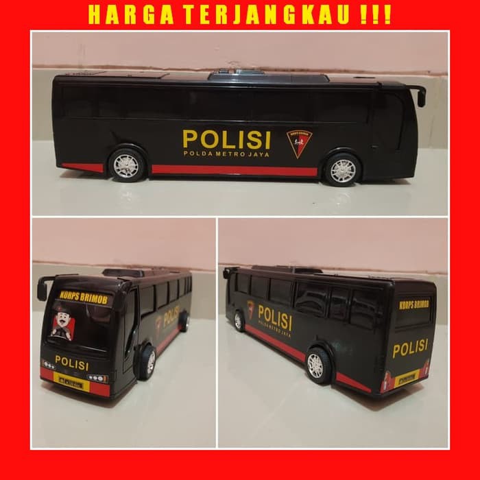 Mainan Anak Mobil Bus Polisi / Bus / Mobil-mobilan/ Mobil Polisi / Bus Polisi / Mobil Bis