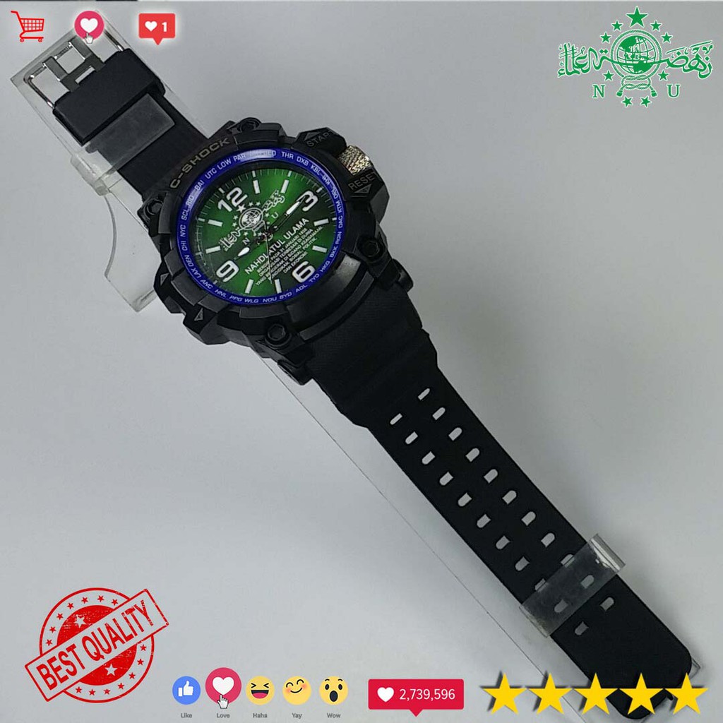 (LIMITED EDITION) JAM TANGAN NAHDLATUL ULAMA {LIST BIRU}