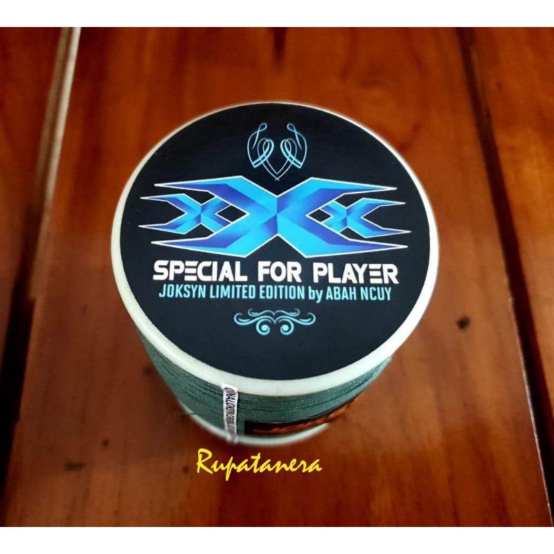 Gelasan Joksyn XXX Special Player Biru 0.20 Silikon Hijau by ABAH NCUY