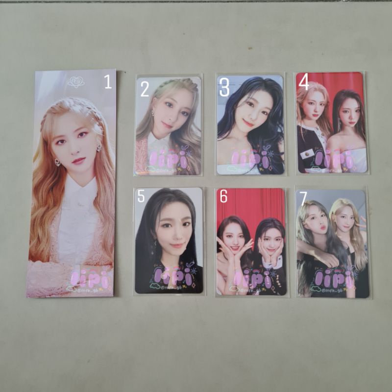 [BACA DESKRIPSI] wts want to sell ready pc photocard eunseo dawon bona dayoung yeoreum wjsn cosmic g