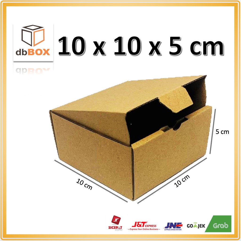 Kardus 10x10x5 cm....Die Cut kotak aksesoris-dll model box pizza-1