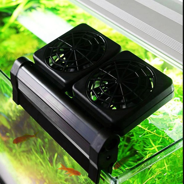 Cooling Fan Water World WW-F2 Kipas Aquarium Pendingin Double Aquarium