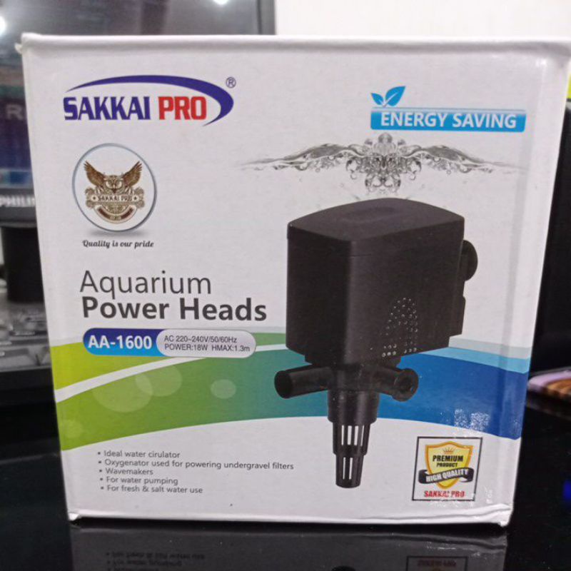 Pompa Aquarium SAKKAI PRO AA 1600
