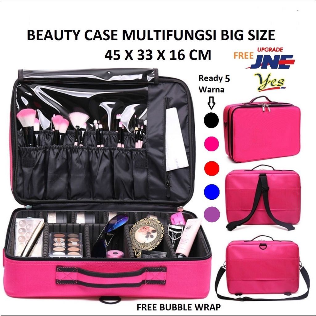 NEW ARRIVAL 45X33X16 BEAUTY CASE / TAS MAKE UP / TAS KOSMETIK / KOPER KOSMETIK / MAKE UP BOX