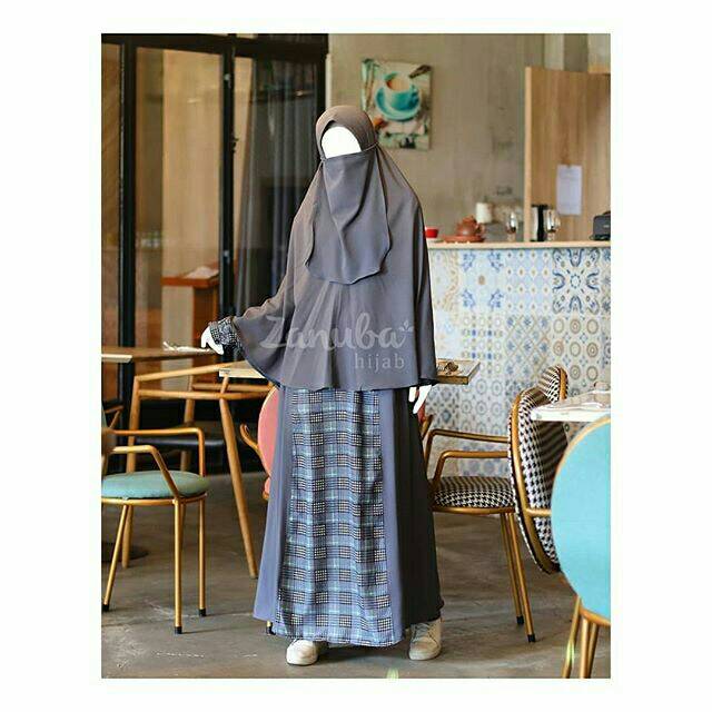 Zanuba Gamis Tartan Combi
