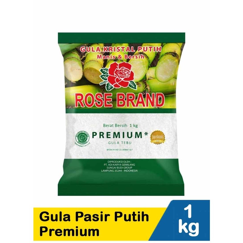 

ROSE BRAND GULA PASIR PUTIH 1 KG