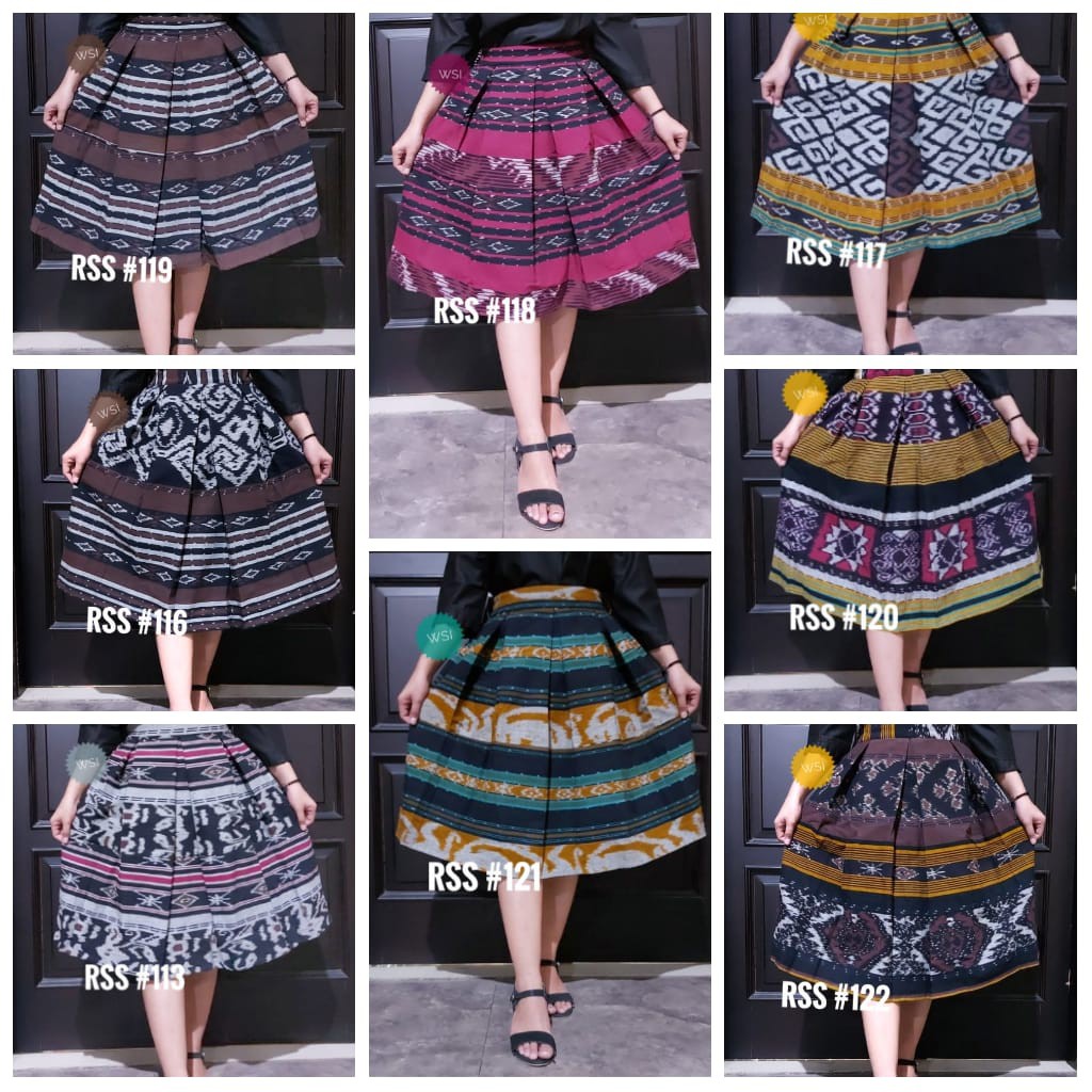 MOtif Baru Rok Payung Full Tenun 7/8 asli Jepara/WSI