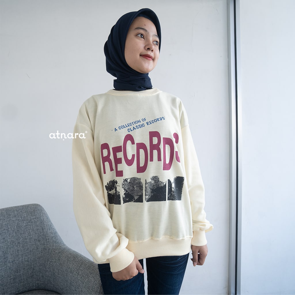 Nara Grosir - Records XXL Sweater l Sweater Pria dan Wanita