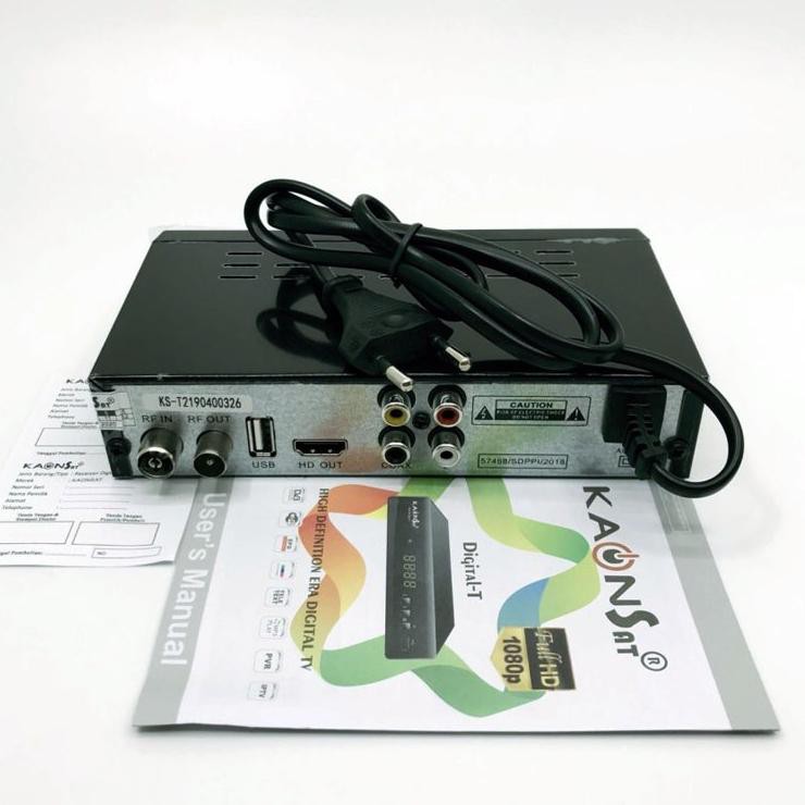 Super Produsen Set Top Box DVB-T2 Receiver Digital Kaonsat
