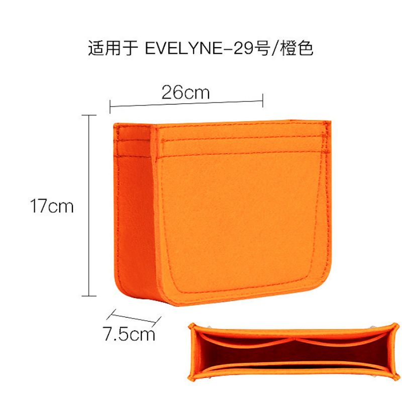 Felt Bag organizer for evelyne / organiser tas eveline/ pouch / kosmetik