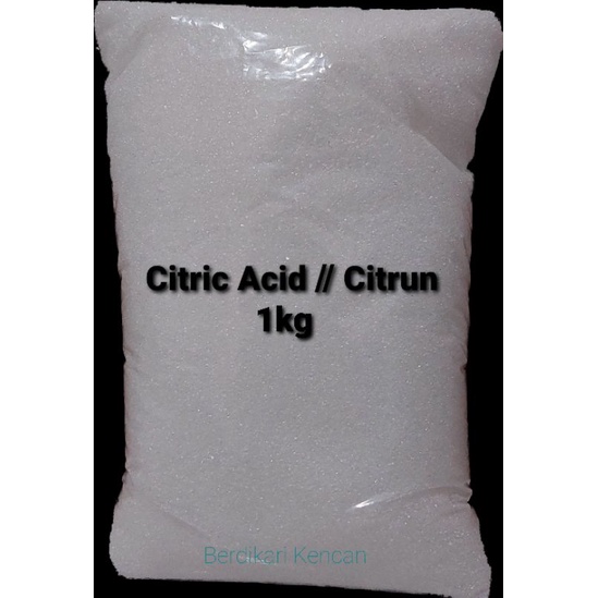 

Citric Acid/Asam Citrun 1kg Monohydrate Food grade